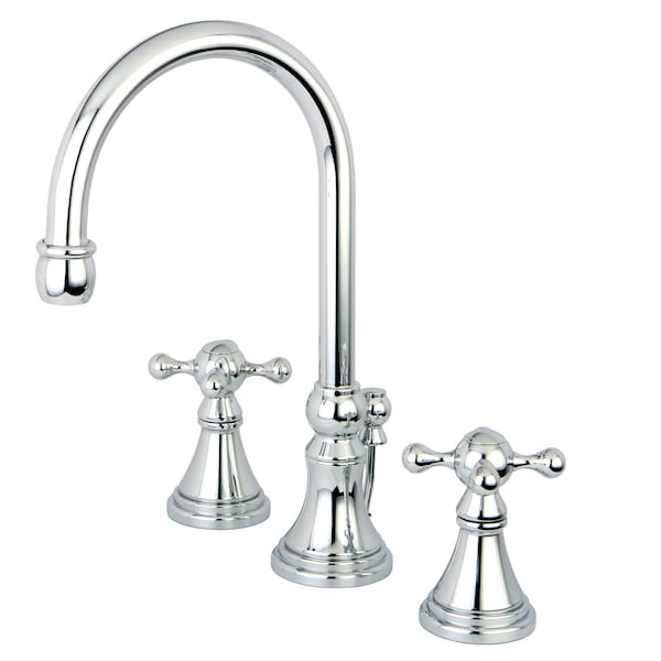 8" Widespread Bathroom Faucet, Chrome